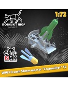 1:72 - WW1 - Mortier 58 - "Crapouillot"
