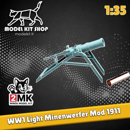 1:35 - WW1 - Minenwerfer German Lightweight 1911