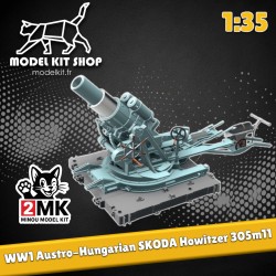 1:35 - Arbusto austro-ungarico SKODA 305mm