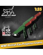 1:35 - WW1 - English gas projector "Livens
