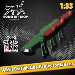 1:35 - WW1 - English gas projector "Livens