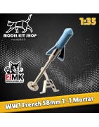 1:35 - WW1 - Mortier 58 - "Crapouillot" Version T