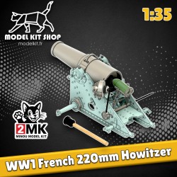 1:35 - WW1 - Obusier 220mm Français