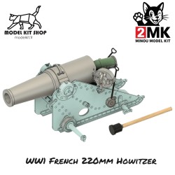 1:35 - WW1 - HANTIER DE 220MM FRANCÉS