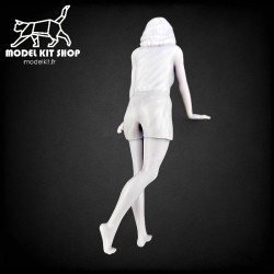 1:24 - Woman relying on a car