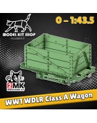 WDLR Class A – WW1 Reproduction fidèle du wagon britannique à voie étroite utilisé par les War Department Light Railways