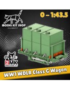 WDLR Class G – WW1 Reproduction fidèle du wagon britannique à voie étroite utilisé par les War Department Light Railways