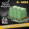 WDLR Class G – WW1 Reproduction fidèle du wagon britannique à voie étroite utilisé par les War Department Light Railways