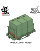 WDLR Class G – WW1 Reproduction fidèle du wagon britannique à voie étroite utilisé par les War Department Light Railways