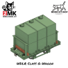 WDLR Class G - WW1 verdadera reproducción del vagón británico estrecho usado por el departamento de guerra de ferrocarriles de l