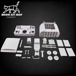 0 (1:43.5) - WDLR Semi-Armoured Simplex 40HP (Avec intérieur) -