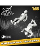 1:35 - WW2 Omaha Beach - Soldati caduti in combattimento