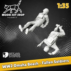 1:35 - WW2 Omaha Beach - Soldati caduti in combattimento