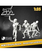 1:35 - WW2 Omaha Beach - Soldati caduti in combattimento