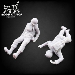 1:35 - WW2 Omaha Beach - Soldats tombés au combat - Modelkit.fr