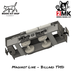 1:35 - Locotracteur Billard T75D (Ligne Maginot) - Modelkit.fr