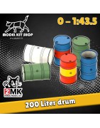 0 (1: 43.5) - 200-Liter-Fässer