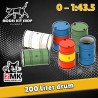 0 (1: 43.5) - 200-Liter-Fässer
