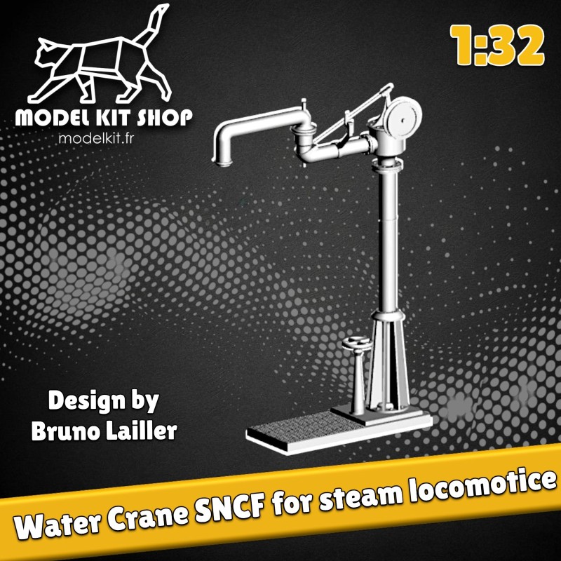 1:32 - SNCF Water crane for steam locomotive 1:32 - SNCF Water crane for steam locomotive