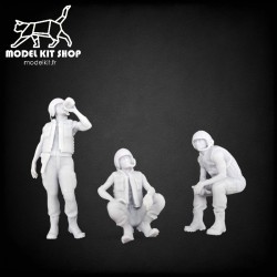 1:35 - Vietnam - USA Equipage de char - Modelkit.fr