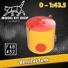 0 (1: 43.5) - Vertical tank