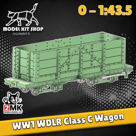 0 (1:43.5) - Wagon WDLR Class C - Modelkit.fr