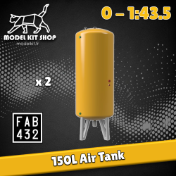 0 (1: 43.5) - Air 150L Serbatoio
