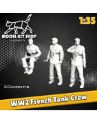 1:35 - WW2 Tankistes Francais - Modelkit.fr