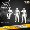 1:35 - WW2 Tankistes Francais - Modelkit.fr