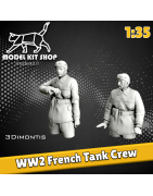 1:35 - WW2 Tankistes Francais (Torso) - Modelkit.fr