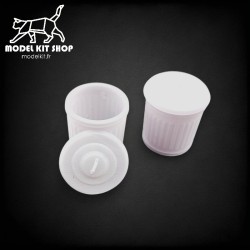 0 (1:43.5) - Poubelle Métalique - Modelkit.fr