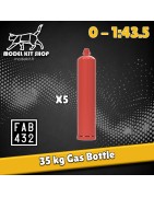 0 (1: 43.5) - 35kg Gasflaschen