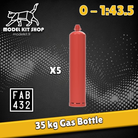0 (1:43.5) - Bouteilles de gaz de 35kg - Modelkit.fr