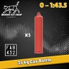 0 (1:43.5) - Bouteilles de gaz de 35kg - Modelkit.fr