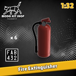 Modelkit.fr - 0 (1: 43.5) - Fire extinguishers (x 6)
