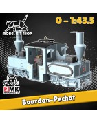 0 (1:43.5) - Locomotive Bourdon-Pechot - Modelkit.fr