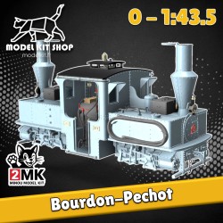 0 (1:43.5) - Locomotive Bourdon-Pechot - Modelkit.fr