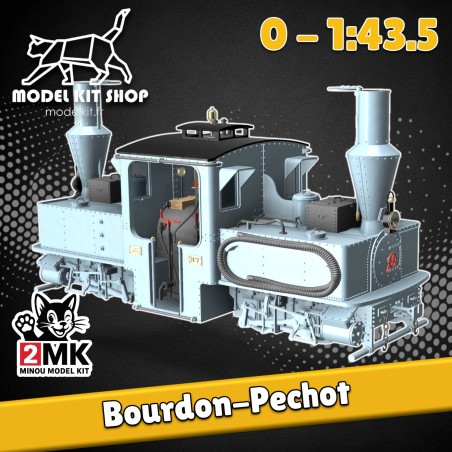 0 (1:43.5) - Locomotive Bourdon-Pechot - Modelkit.fr