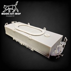 0 (1: 43.5) - Prismatic Water Tank of 8m3 Pechot