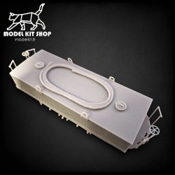 0 (1: 43.5) - Prismatic Water Tank of 8m3 Pechot