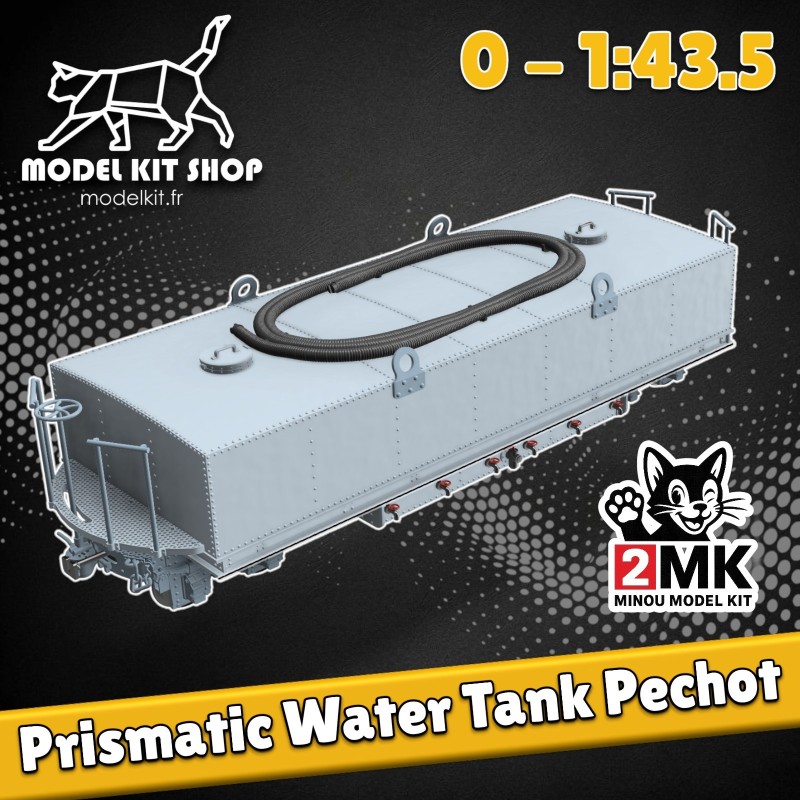 0 (1:43.5) - Citerne à Eau Prismatique de 8m3 Pechot - 0 (1:43.5) - Citerne à Eau Prismatique de 8m3 Pechot -
