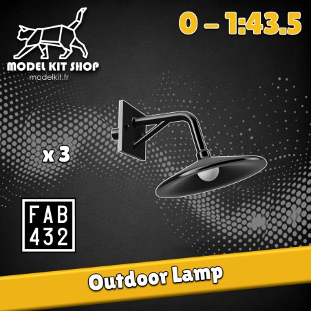 0 (1: 43.5) - Lampe im Freien