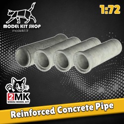 1:72 - Verstärkte Betonrohre (Düse von 1m pro 3m)