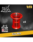 1:72 - Poubelle de ville - Modelkit.fr