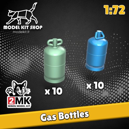 1:72 - Gasflaschen (2 Typen) X20