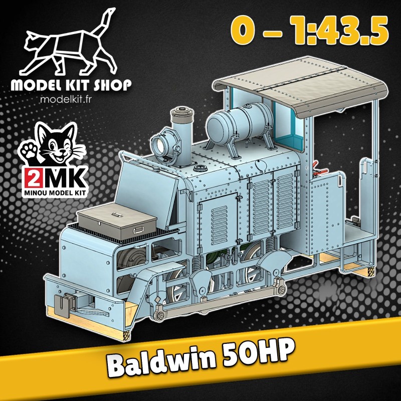 0 (1:43.5) - Baldwin 50HP - Modelkit.fr 0 (1:43.5) - Baldwin 50HP - Modelkit.fr