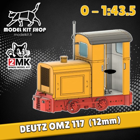 0 (1: 43.5) - DEUTZ omz 117 - "Takte des Sees" -Version (12mm