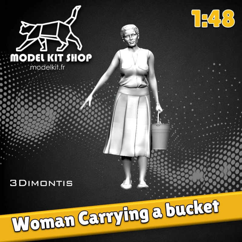 1:48 - Mujer con un cubo 1:48 - Mujer con un cubo