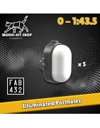 0 (1:43.5) - Hublots lumineux - Modelkit.fr
