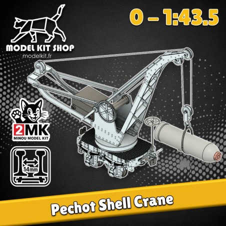 0 (1:43.5) - Grue à munition sytème Pechot - Modelkit.fr